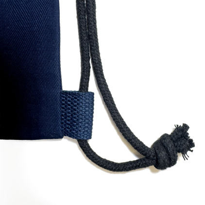 Sac de Plage en Coton Bleu Marine ES Collection