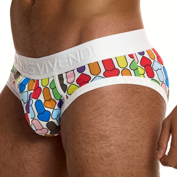 Modus Vivendi Rainbow Hearts Classic Briefs