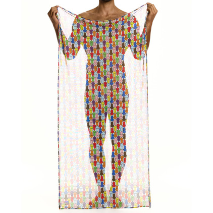 Paréo Mesh Rainbow Hearts Modus Vivendi
