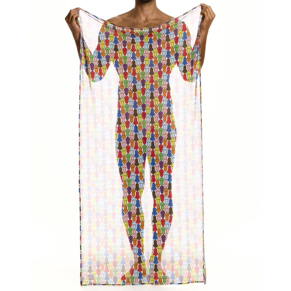Paréo Mesh Rainbow Hearts Modus Vivendi