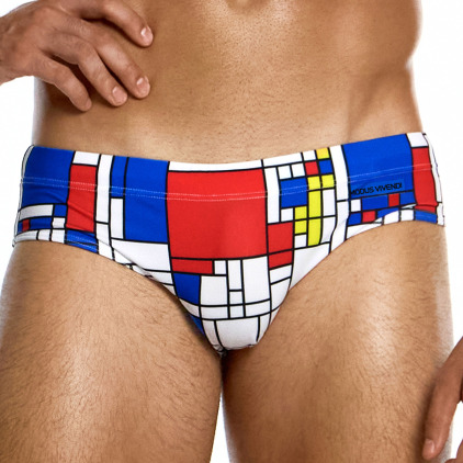 Slip de Bain Classique Mondrian Modus Vivendi
