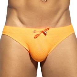 Slip de Bain Wrinkled Orange Fluo ES Collection