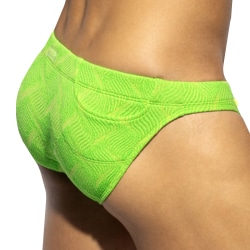 Slip de Bain Wrinkled Vert Fluo ES Collection