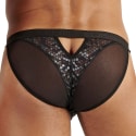 WOH Pure Seduction Tanga Briefs - Black