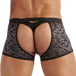 WOH Pure Seduction Boxer String - Black