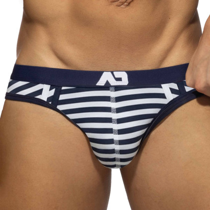 Slip Basic Colors Sportive Blanc - Marinière Addicted