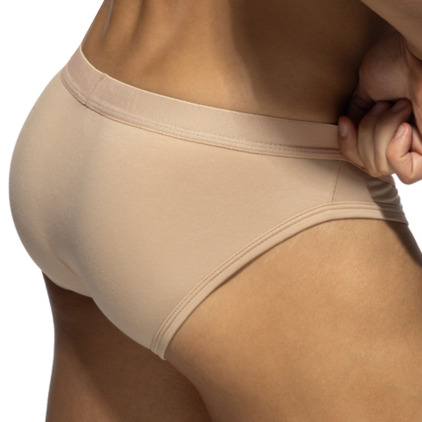 Lot de 3 Slips Bikinis AD Essential Beige - Marron - Kaki Addicted