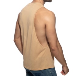 Addicted AD Low Rider Tank Top - Beige