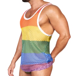 Alpha Charlie Scout Tank Top - Rainbow
