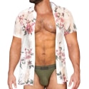 Chemisette Dentelle Florale -  Blanc Alpha Charlie