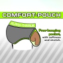Slip Comfort Pouch Modal Noir Alpha Charlie