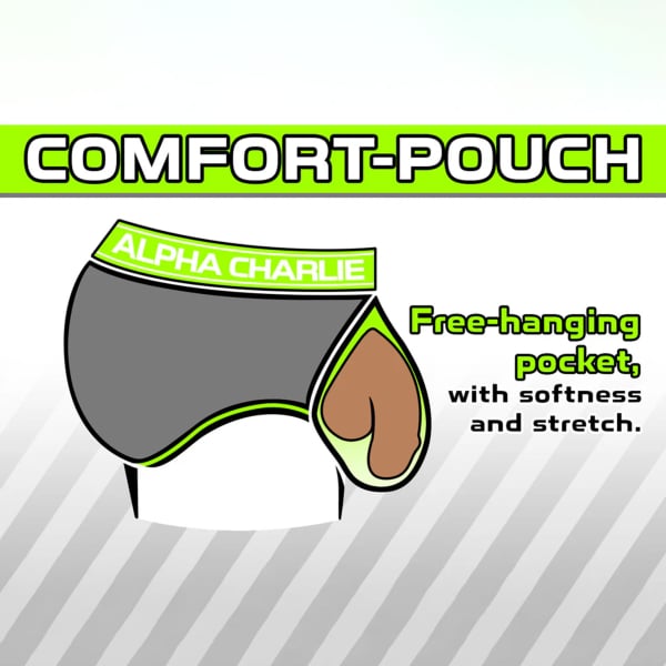 Slip Comfort Pouch Modal Noir Alpha Charlie