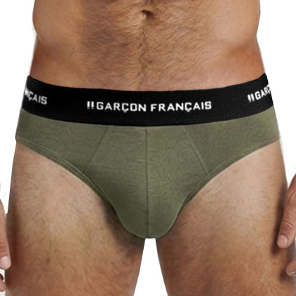 String Coton Kaki Garçon Français