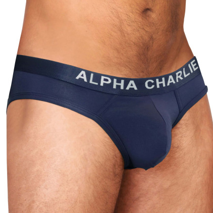 Slip Power Pouch Coton Bleu Marine Alpha Charlie