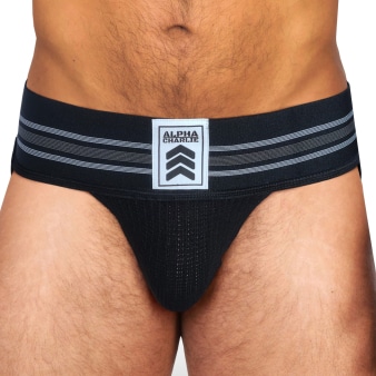 Jock Strap Barracks Noir Alpha Charlie