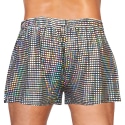 Alpha Charlie Emblem Shorts - Black - Silver