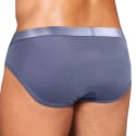Alpha Charlie Power Pouch Modal Briefs - Grey Blue