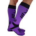 Chaussettes Hautes Cockpit Purpleicious - Violet Breedwell