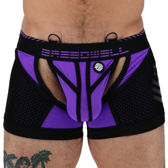 Boxer Jock Chock Cockpit Purpleicious Violet - Noir Breedwell