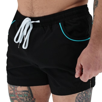 Short de Bain Cruisin Club Noir Breedwell
