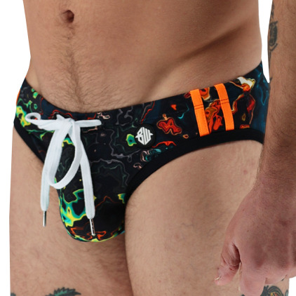 Slip de Bain Cruisin Club Acid Rain Breedwell