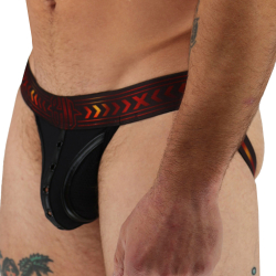 Jock Strap Afterhours Noir - Rouge Breedwell