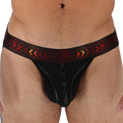 Jock Strap Afterhours Noir - Rouge Breedwell