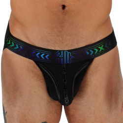 Jock Strap Afterhours Noir - Bleu Breedwell