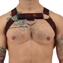 Harnais Bulldog Afterhours Noir - Rouge Breedwell