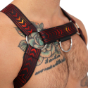 Harnais Bulldog Afterhours Noir - Rouge Breedwell