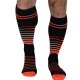 Noir / Orange Fluo