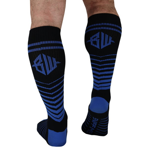Chaussettes Hautes After Dark - Noir - Bleu Breedwell
