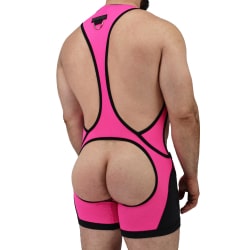 Breedwell After Dark Singlet - Neon Pink
