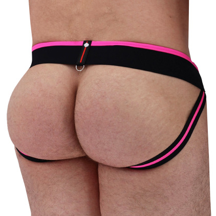 Jock Strap After Dark Rose Fluo - Noir Breedwell