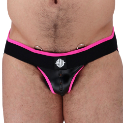 Jock Strap After Dark Rose Fluo - Noir Breedwell