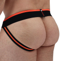 Breedwell After Dark Jock - Neon Orange - Black