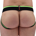 Jock Strap After Dark Vert Fluo - Noir Breedwell