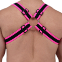 Harnais Body After Dark Rose Fluo Breedwell