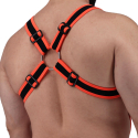 Breedwell After Dark Body Harness - Neon Orange