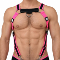 Harnais Body After Dark Rose Fluo Breedwell