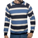 Addicted Retro Stripes Sweatshirt - Blue