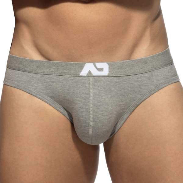 Addicted 3-Pack Essential AD Bikini Briefs - Heather Grey - Pink - Sky Blue