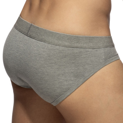 Addicted 3-Pack Essential AD Bikini Briefs - Heather Grey - Pink - Sky Blue