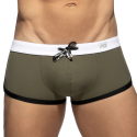 Shorty de Bain Uni Kaki Addicted