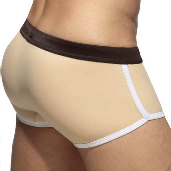Shorty de Bain Uni Beige Addicted