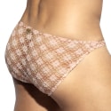 ES Collection Metallic Bloom Bikini Briefs - Pink