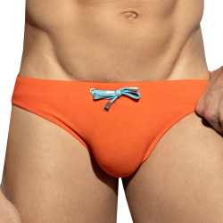 ES Collection Terrycloth Swim Briefs - Orange