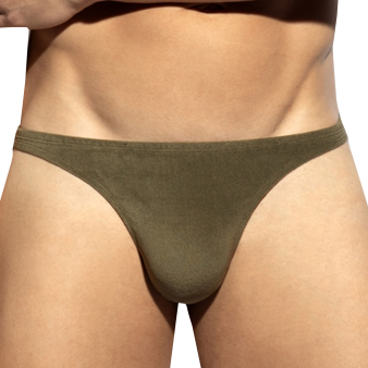 String de Bain Eponge Kaki ES Collection