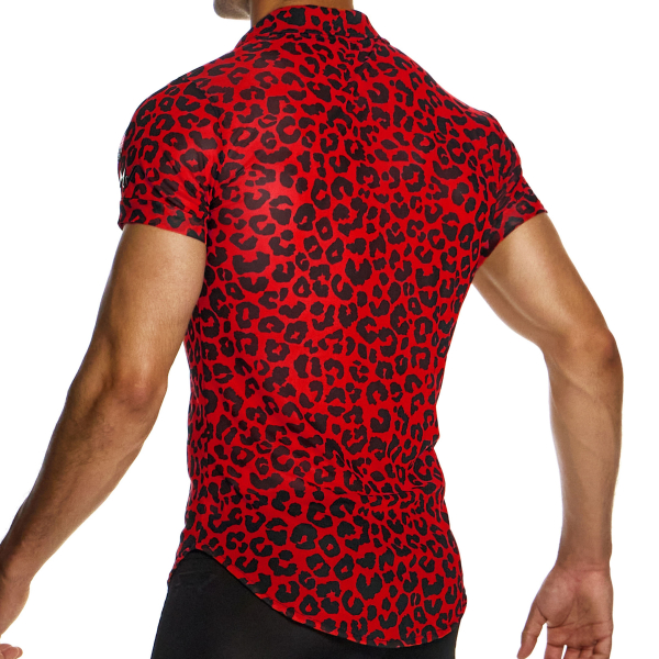 Chemisette Léopard Rouge Modus Vivendi