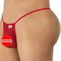 String Ficelle Coulissant Dentelle Rouge CandyMan